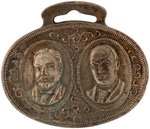 TAFT/ SHERMAN SCARCE OVAL JUGATE WATCH FOB BY S.D.CHILDS, CHICAGO.