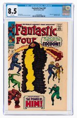 "FANTASTIC FOUR" #67 OCTOBER 1967 CGC 8.5 VF+ (FIRST HIM - ADAM WARLOCK).