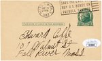 1947 GEORGE KELL (HOF) SIGNED POSTCARD.