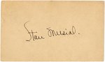 1947 STAN MUSIAL SIGNED POSTCARD.