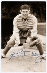 1930s BILL DICKEY (HOF) SIGNED REAL PHOTO POSTCARD.