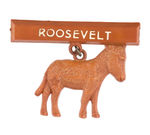 "ROOSEVELT" DEMOCRATIC DONKEY PIN.