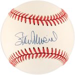 STAN MUSIAL (HOF) SINGLE-SIGNED BASEBALL.