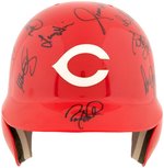 1995 CINCINNATI REDS TEAM-SIGNED BATTING HELMET.