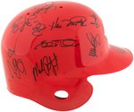 1995 CINCINNATI REDS TEAM-SIGNED BATTING HELMET.