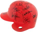 1995 CINCINNATI REDS TEAM-SIGNED BATTING HELMET.