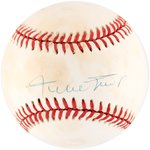 WILLIE MAYS (HOF) SINGLE-SIGNED BASEBALL.