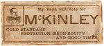 "McKINLEY" SOAP BABY IN ORIGINAL 1896 BOX WITH LABEL.