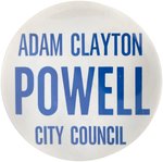 "ADAM CLAYTON POWELL CITY COUNCIL" LEVIN MASTER NOTATED "8TH C.D. NYC 6/89"