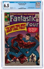 "FANTASTIC FOUR" #42 SEPTEMBER 1965 CGC 6.5 FINE-.