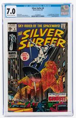 "SILVER SURFER" #8 SEPTEMBER 1969 CGC 7.0 FINE/VF.