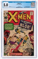 "X-MEN" #7 SEPTEMBER 1964 CGC 5.0 VG/FINE.