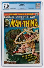 "FEAR" #19 DECEMBER 1973 CGC 7.0 FINE/VF (FIRST HOWARD THE DUCK).