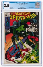 "AMAZING SPIDER-MAN" #78 NOVEMBER 1969 CGC 3.5 VG- (FIRST PROWLER).