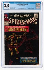 "AMAZING SPIDER-MAN" #28 SEPTEMBER 1965 CGC 3.5 VG- (FIRST MOLTEN MAN).