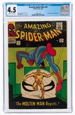 "AMAZING SPIDER-MAN" #35 APRIL 1966 CGC 4.5 VG+.