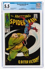 "AMAZING SPIDER-MAN" #60 MAY 1968 CGC 5.5 FINE-.