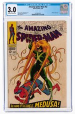 "AMAZING SPIDER-MAN" #62 JULY 1968 CGC 3.0 GOOD/VG.