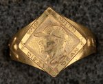 1936 "DIZZY DEAN WINNERS" PREMIUM RING (DIAMOND-SHAPED VARIETY).