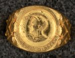 1936 "DIZZY DEAN WINNERS" PREMIUM RING (ROUND-SHAPED VARIETY).