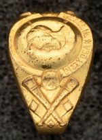 1936 "DIZZY DEAN WINNERS" PREMIUM RING (ROUND-SHAPED VARIETY).