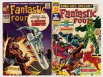 "FANTASTIC FOUR" SILVER AGE PAIR FEATURING THE SILVER SURFER.