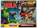 "THE INCREDIBLE HULK" & "SUB-MARINER" SILVER AGE LOT OF ELEVEN.