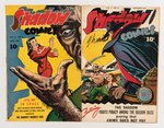 "SHADOW COMICS" GOLDEN AGE ISSUE PAIR.