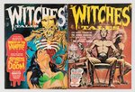 "WITCHES' TALES" MAGAZINE LOT OF NINE ISSUES.