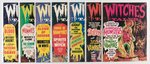 "WITCHES' TALES" MAGAZINE LOT OF NINE ISSUES.