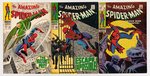 "AMAZING SPIDER-MAN" LOT OF SIX SILVER AGE ISSUES.