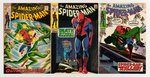 "AMAZING SPIDER-MAN" LOT OF SIX SILVER AGE ISSUES.