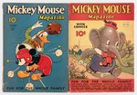 "MICKEY MOUSE MAGAZINE" EARLY PAIR.