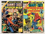 "GIANT-SIZE SPIDER-MAN" LOT OF 5 ISSUES.