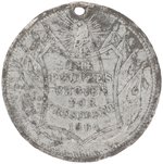 McCLELLAN "THE PEOPLE'S CHOICE FOR PRESIDENT 1864" TOKEN.
