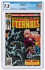 "ETERNALS" #1 JULY 1976 CGC 7.5 VF- (FIRST ETERNALS).