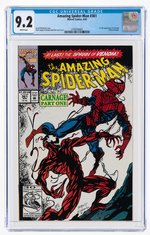 "AMAZING SPIDER-MAN" #361 APRIL 1992 CGC 9.2 NM- (FIRST CARNAGE).