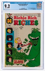 "RICHIE RICH RICHES" #1 JULY 1972 CGC 9.2 NM-.