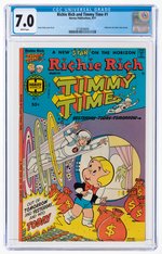 "RICHIE RICH AND TIMMY TIME" #1 SEPTEMBER 1977 CGC 7.0 FINE/VF.