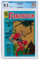 "FRANKENSTEIN" #4 MARCH 1967 CGC 8.5 VF+.