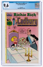 "RICHIE RICH & CADBURY" #1 OCTOBER 1977 CGC 9.6 NM+.