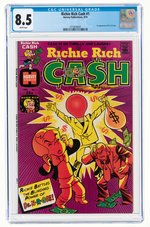 "RICHIE RICH CASH" #1 SEPTEMBER 1974 CGC 8.5 VF+.