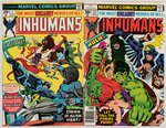 "INHUMANS" #1-12 COMPLETE RUN OF 12 ISSUES.