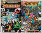 "CRISIS ON INFINITE EARTHS" #1-9, 11, 12 NEAR COMPLETE RUN OF 11 ISSUES.