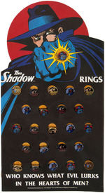 "THE SHADOW RINGS" COMPLETE STORE DISPLAY.