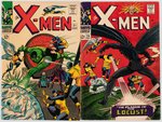 "X-MEN" LOT OF FOUR SILVER AGE ISSUES.