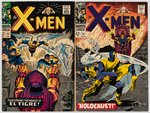 "X-MEN" LOT OF FOUR SILVER AGE ISSUES.