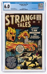 "STRANGE TALES" #76 AUGUST 1960 CGC 6.0 FINE.