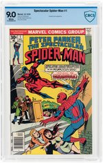 "SPECTACULAR SPIDER-MAN" #1 DECEMBER 1976 CBCS 9.0 VF/NM.