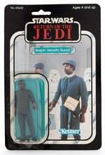 "STAR WARS: RETURN OF THE JEDI" BESPIN SECURITY GUARD (BLACK VARIETY) 77 BACK-A CARD.